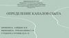 Определение каналов сбыта
