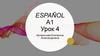 Español А1 (Урок 4)