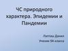 ЧС природного характера. Эпидемии и Пандемии