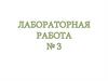 Загрязнение литосферы. Лабораторная работа 3