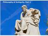 Philosophy of Antiquity. Part 1