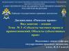 Субъекты частного права и правоотношений. Объекты субъективных прав. Тема № 3