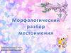 Морфологический разбор местоимения