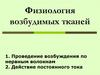 Физиология возбудимых тканей