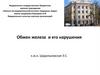 Обмен железа и его нарушения
