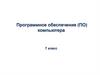 Программное обеспечение (ПО)