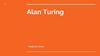 Alan Turing. Early life and education