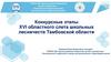 Конкурсные этапы ΧVI областного слета школьных лесничеств Тамбовской области