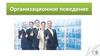 Организационное поведение