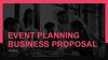 Event planning business proposal