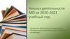 Анализ деятельности МО за 2020-2021 учебный год