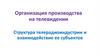 Организация производства на телевидении. Структура телерадиоиндустрии и взаимодействие ее субъектов