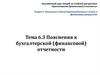 Бухгалтерская (финансовая) отчетность. Электронный курс лекций