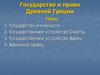 Государство и право Древней Греции