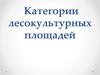 Категории лесокультурных площадей