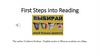 First Steps into Reading