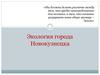 Экология города Новокузнецка