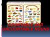 Countable and uncountable nouns