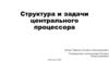 Структура и задачи центрального процессора