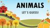Animals. Let´s guess!