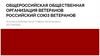 Практика. Общероссийская Общественная Организация ветеранов «Российский союз ветеранов»