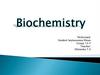Biochemistry. What is biochemistry?