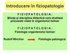 Introducere în fiziopatologie