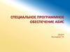 Специальное программное обеспечение АБИС