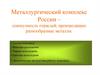 Металлургический комплекс России – совокупность отраслей, производящих разнообразные металлы