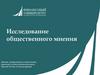 Проективные методики в исследовании общественного мнения в рекламе и PR