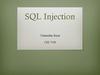 SQL Injection
