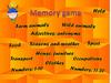 Memory game