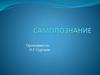 Самопознание: в стремлении к самосовершенствованию