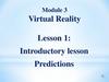 Introductory lesson Predictions