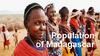 Population of Madagascar