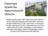 Структура хозяйства Архангельской области