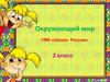Окружающий мир (2 класс)