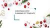 Christmas event planning ppt template