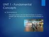 Fundamental Concepts