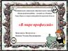 В мире профессий