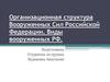 Организационная структура Вооруженных Сил Российской Федерации. Виды вооруженных РФ