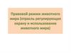 Правовой режим животного мира