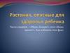 Растения, опасные для здоровья ребенка