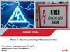 Безопасная эксплуатация. Тема 5. Основы электробезопасности электрических