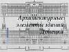 Архитектурные элементы зданий Донецка