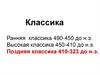 Классика Ранняя классика 490-450 до н.э