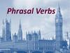 Phrasal verbs