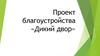 Проект благоустройства «Дикий двор»