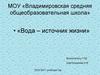 Вода – источник жизни