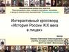 История России XIX века в лицах. Интерактивный кроссворд